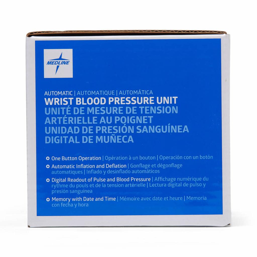 Medline Monitor de Presión Arterial de Muñeca MDS3003P