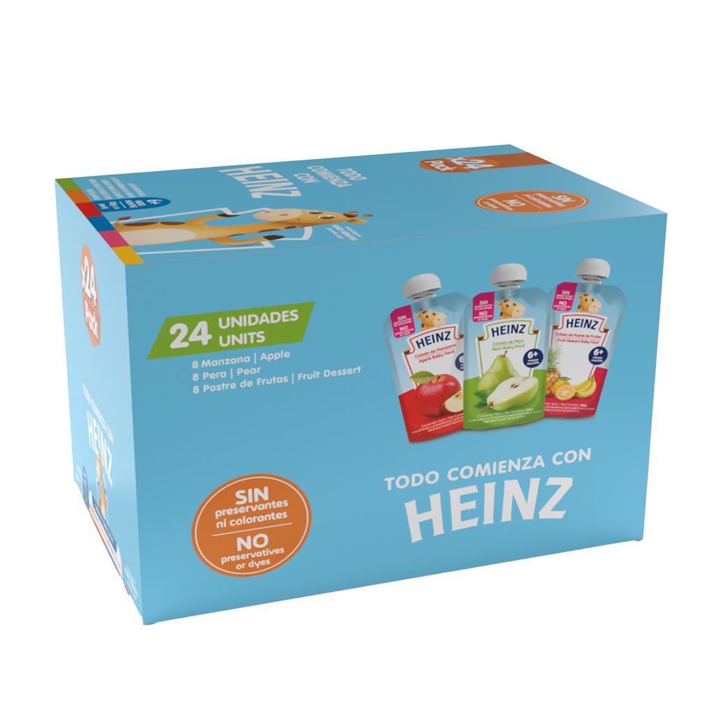 Heinz Colados Surtidos para Bebé 24 Unidades / 105 g / 3.7 oz