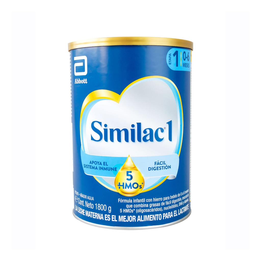 Similac 1 Formula en Polvo para Bebé Enriquecida con 5HMO 1.8 kg / 4 lb