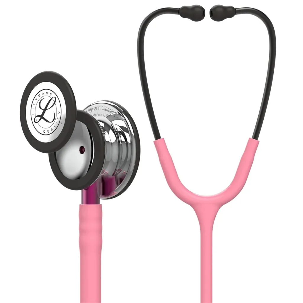 Classic III Rosado perlado 5962 terminación espejo Estetoscopio 3M Littman