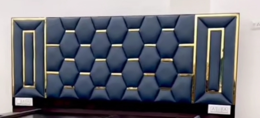 Cabecera Premium 'Elite' (Art Déco con Insertos Espejados) - Modelo 2