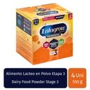 Enfagrow 3 Fórmula Infantil 4 Unidades / 550 g / 1.2 lb