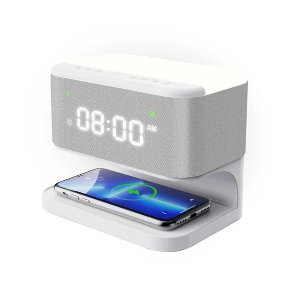 [475300] PocketTunes Reloj Despertador Inalámbrico con Base de Carga