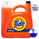 Tide Detergente Líquido Ultra Concentrado para Ropa con 10X Poder de Limpieza 5.02 L / 170 oz