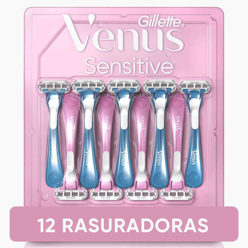Gillette Venus Sensitive Plus Rasuradora Desechable 12 Unidades