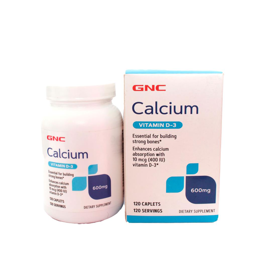 GNC Calcio con Vitamina D-3 120 Unidades