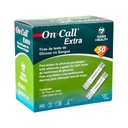 On Call Extra Tiras Reactivas para Medir Glucosa 50 Unidades
