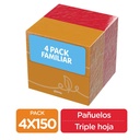 Kleenex Pañuelos Desechables 4 Unidades / 150 Hojas