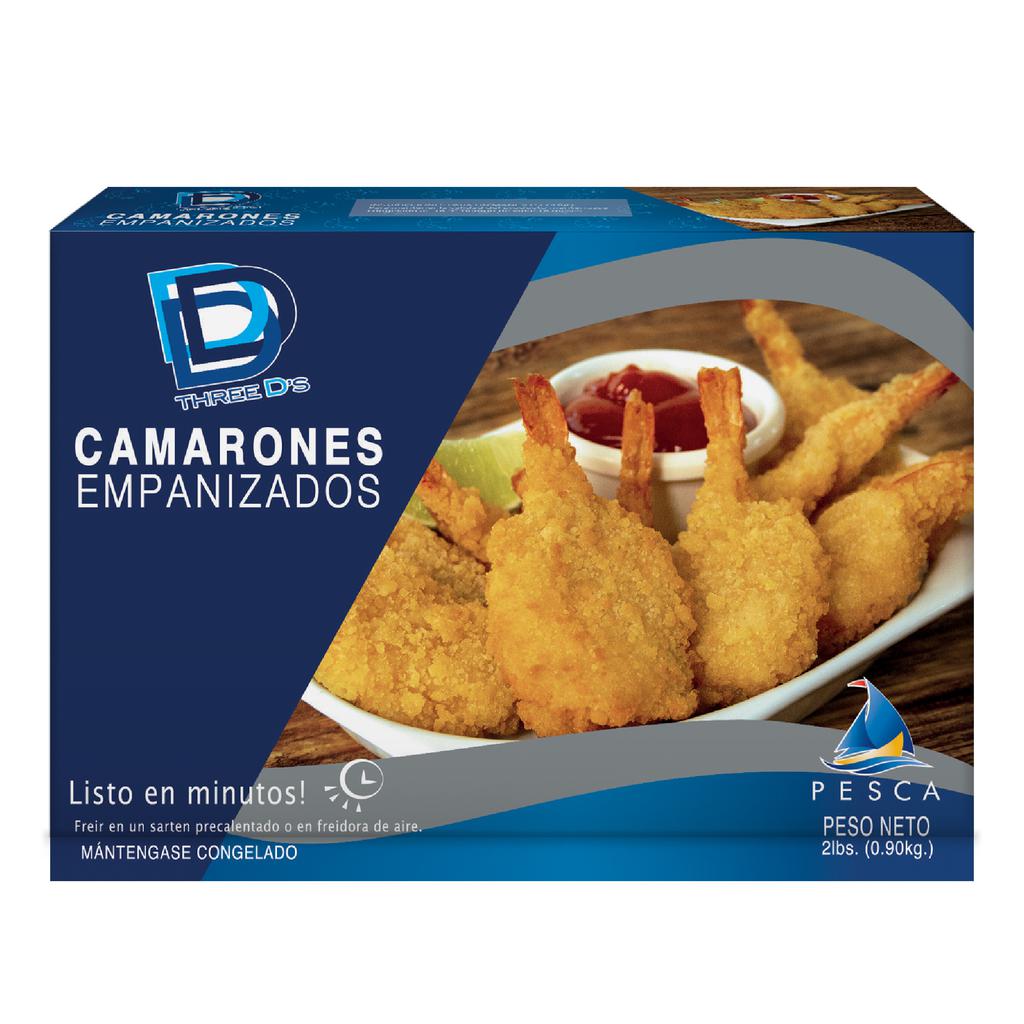 [305996] Three D´s Camaron Talla 36/40 Empanizado / 908 g / 2 lb