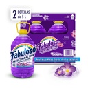 Fabuloso Desinfectante Multiusos Frescura Activa Antibacterial Lavanda 2 Unidades / 5 L / 1.32 gal