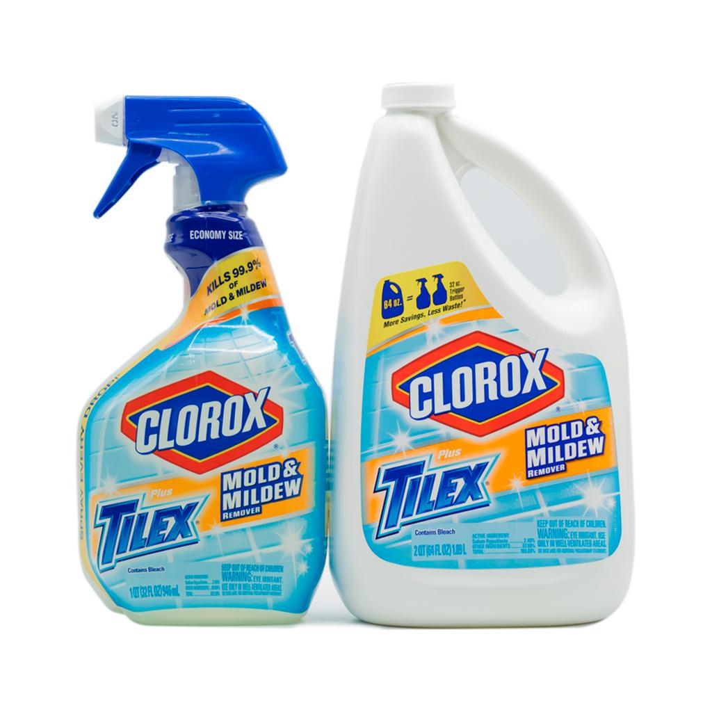 [224334] Clorox Tilex Spray Desinfectante Removedor de Hongos y Moho 1.89 L + 946 mL / 64 oz + 32 oz