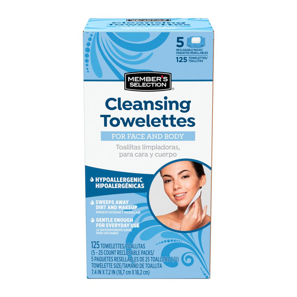 [777766] Member's Selection Toallitas Limpiadoras Faciales 125 Unidades