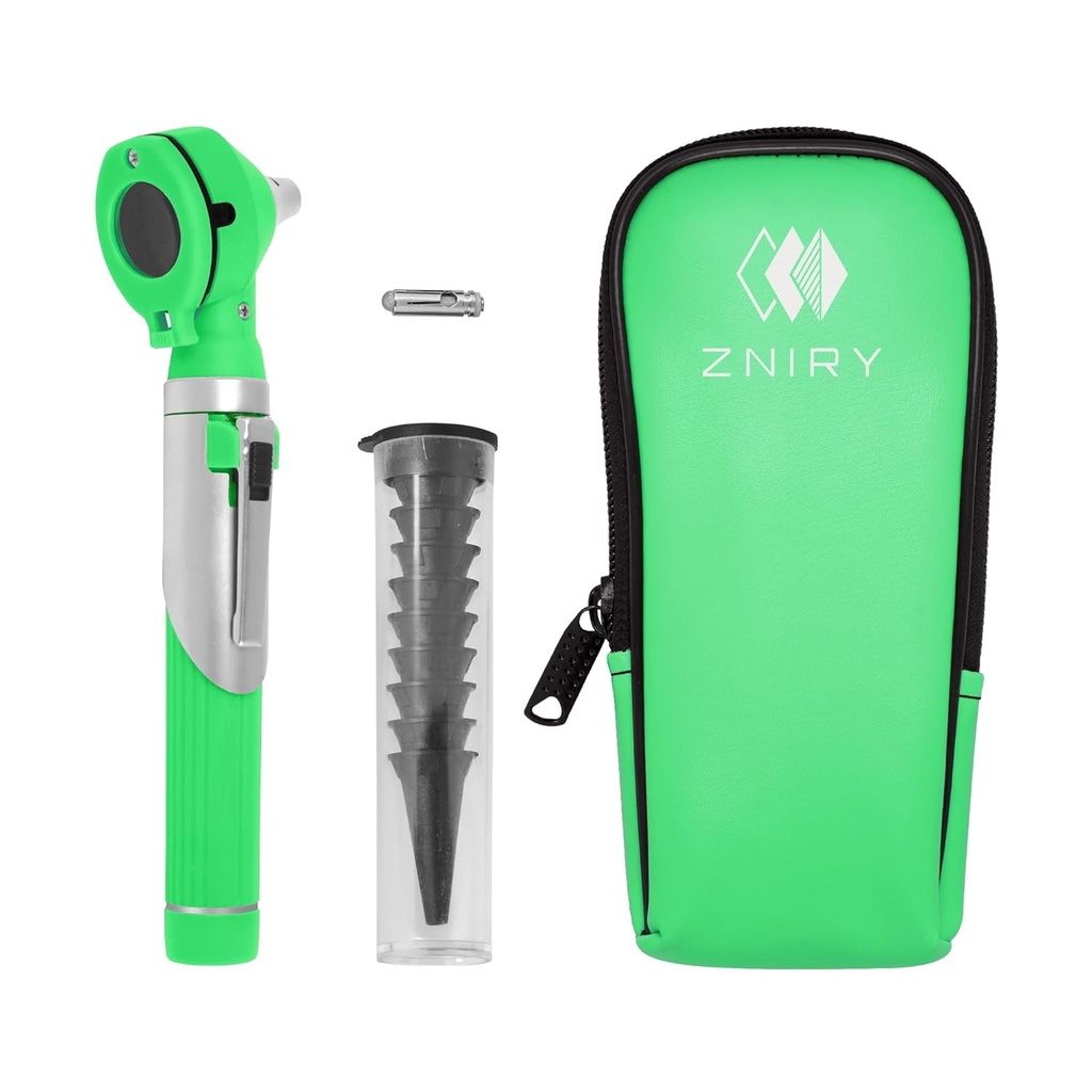 otoscopio verde  zniry