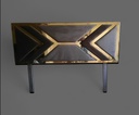 Cabecera Premium 'Boutique' (Art Déco con Insertos Espejados) - Modelo 2