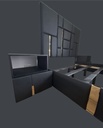 Cabecera Premium 'Boutique' (Art Déco con Insertos Espejados) - Modelo 3