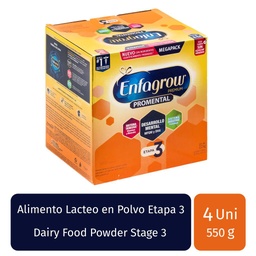 Enfagrow 3 Fórmula Infantil 4 Unidades / 550 g / 1.2 lb