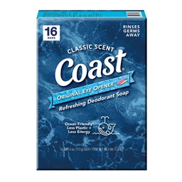 Coast Jabón de Baño con Aroma Pacific Force 16 Unidades / 113 g / 4 oz